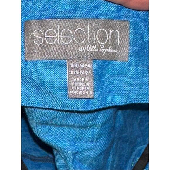 Ulla Popken Selection 100% Linen Tunic Top - Picture 4 of 8